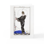 KRW Costumes Parisiens 1914 Blank Note Card