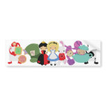 KRW Cute Alice in Wonderland Group bumper stickers
