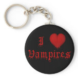 KRW Dripping Blood I Love Vampires keychains