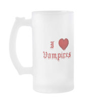 KRW Dripping Blood I Love Vampires Mugs