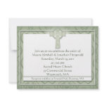 KRW Elegant Celtic Cross Irish Wedding invitations