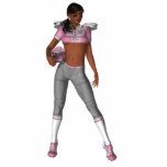 KRW Football Hottie Latina photo sculptures