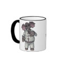 KRW Funny Elephant in Pyjamas Groucho Marx Quote mugs