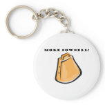 KRW Funny More Cowbell! keychains