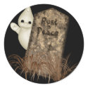 KRW Ghostly Tombstone Halloween stickers