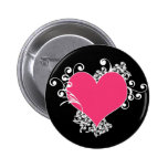 KRW Hearts and Swirls Button