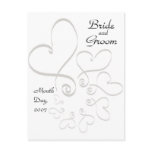 KRW Hearts Save the Date Custom Postcard