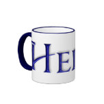 KRW Helen Blue Glass Mug
