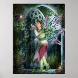 KRW Into the Night Fantasy Art Poster