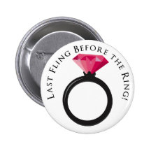 KRW Last Fling Before the Ring Pink Black Pin