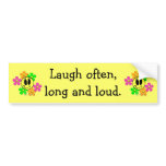 KRW Laugh bumper stickers