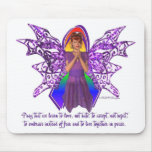 KRW LGBT Acceptance Red Head Faery Mouse Pad