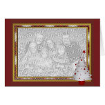 KRW Lil White Christmas Tree Photo Frame Card