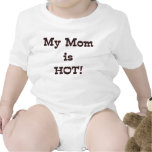 KRW My Mum Is Hot Cute Baby Humour t-shirts