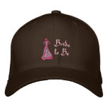 KRW Pink Bride to Be embroidered hats