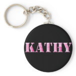 KRW Pink Camo Name Keychain - Kathy