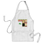 KRW Pizza Party Custom Name Apron Boy