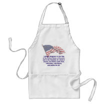 KRW Pledge of Allegiance Apron