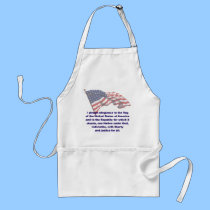 KRW Pledge of Allegiance Apron aprons