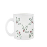 KRW Pretty Holly Frosted Mug