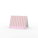 KRW Purple and Green Stripe Baby Shower Invitation cards