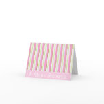KRW Purple and Green Stripe Baby Shower Invitation cards