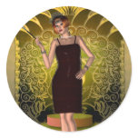 KRW Putting on the Ritz Deco Flapper II stickers