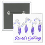 KRW Season's Greetings Snowdrops Pin Purple