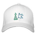 KRW Teal Blue Bride to Be embroidered hats