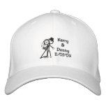 KRW Toon Bride and Groom Custom Name Baseball Cap