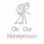 KRW Toon Bride and Groom Honeymoon embroidered shirts