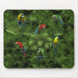 KRW Tropical Jungle Parrots mousepads