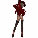 KRW Victorian Peek A Boo Pin Up photo sculptures