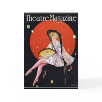KRW Vintage 1921 Theatre Magazine Blank Card