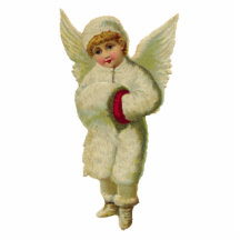 KRW Vintage Angel Holiday Sculpture Ornament Cut Out