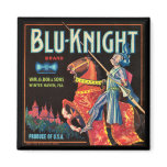 KRW Vintage Blu-Knight Fruit Crate Magnet