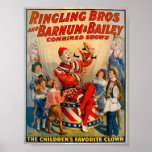 KRW Vintage Circus Clown posters
