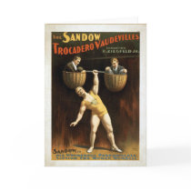 KRW Vintage Circus Poster Card