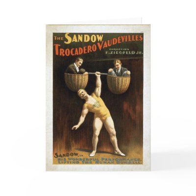 KRW Vintage Circus Poster Card by KRWOldWorld