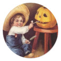 KRW Vintage Halloween Child Sticker