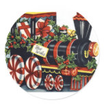 KRW Vintage Holiday Train Sticker