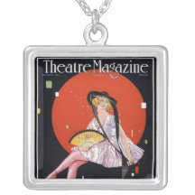 KRW Vintage Theatre Mag Sterling Silver Necklace