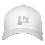 KRW Violet Bride to Be embroidered hats