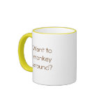 KRW Want to monkey around? mugs