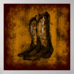 KRW Western Wear Cowboy Boots posters