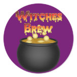 KRW Witches Brew Cauldron Halloween stickers
