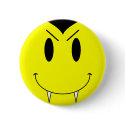 KRW Yellow Smiley Face Vampire buttons