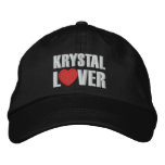 Krystal Lover embroidered hats
