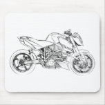 KTM Super Duke Naked Sketch mousepads