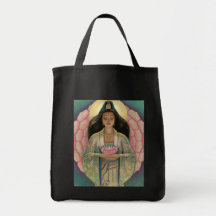 Kuan Yin Goddess of Compassion Tote Bag